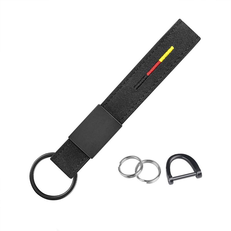 BOLLAER Luxury Key Rings Car Valet Keychain, Car Keychain for Porsche Audi Mercedes BMW Cadillac Lexus Ford, Keyring Gift for Man and Women - Image 1